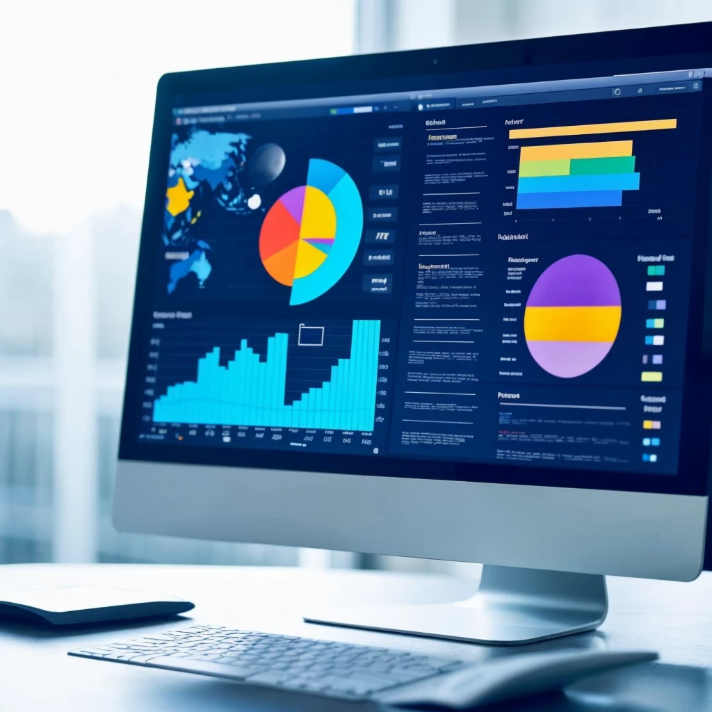 Variety of charts and data visualizations
